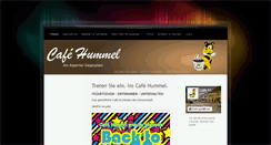 Desktop Screenshot of cafe-hummel.com