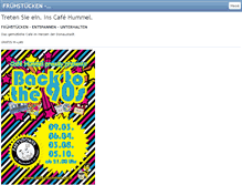 Tablet Screenshot of cafe-hummel.com